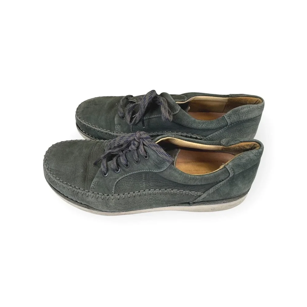 Samuel Hubbard Men's Gray Suede Lace-Up Casual Shoes‎ Made in Portugal Sz 11